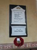 St Peter and St Paul (roll of honour) , Griston